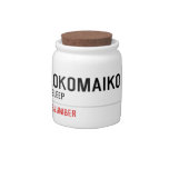 OKOKOMAIKO  Candy Jars