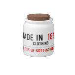 Made In   Candy Jars