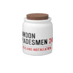 London Tradesmen  Candy Jars