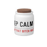 Keep calm  Candy Jars