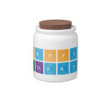 Happy 
 Holidays   Candy Jars