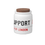 Support   Candy Jars