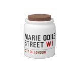 Marie Odile  Street  Candy Jars