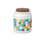 jesus loves you and god whet  and gave his  only son to  save us  Candy Jars
