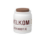 Welkom  Candy Jars