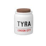Tyra  Candy Jars