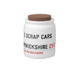 ABLE SCRAP CARS  WARWICKSHIRE  Candy Jars
