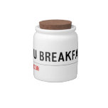 karibu breakfast  Candy Jars