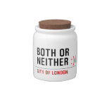 BOTH or NEITHER  Candy Jars
