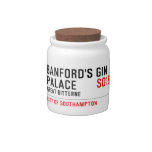 Banford's Gin  Palace  Candy Jars