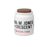 Donna M Jones Ash~Crescent   Candy Jars