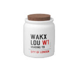 WAKX LOU  Candy Jars