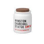 WINSTON CHURCHILL STATUE  Candy Jars