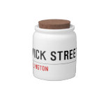 Warwick Street  Candy Jars