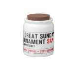 The Great Sunday Tournament  Candy Jars