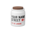 Your Name Street  Candy Jars