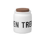 Green Tree  Candy Jars