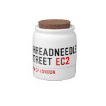 Threadneedle   street  Candy Jars