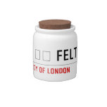 I ❤️ FELTHAM  Candy Jars