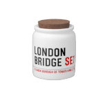 LONDON BRIDGE  Candy Jars