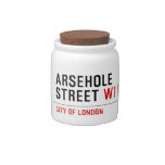 Arsehole Street  Candy Jars