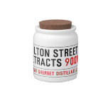 Fulton street Extracts  Candy Jars