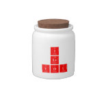 I
 Lv
 you  Candy Jars