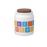 Olivia
 Brown  Candy Jars