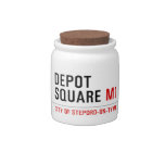 Depot Square  Candy Jars