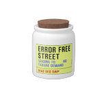 Error Free Street  Candy Jars