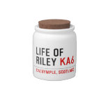 life of  riley  Candy Jars