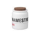 your namestreet  Candy Jars