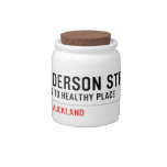 SANDERSON STREET  Candy Jars