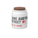 Jane Austen Street  Candy Jars