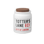totter's  lane  Candy Jars