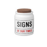 signs  Candy Jars
