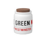 THE GREEN  Candy Jars