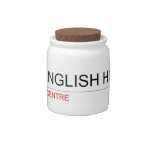 The English HOUSE  Candy Jars