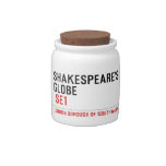 Shakespeare's globe   Candy Jars