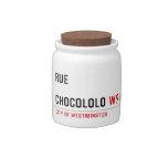 Rue  chocololo  Candy Jars