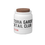 VICTORIA GARDENS  COCKTAIL CLUB   Candy Jars