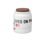 Jenny lives on pancake Street  Candy Jars