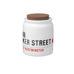 221B BAKER STREET  Candy Jars