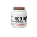 Hot Rod Blvd  Candy Jars