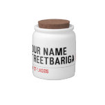 Your Name StreetBariga  Candy Jars