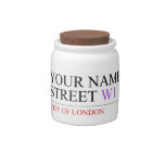 Your Name Street  Candy Jars