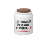 raf bomber command memorial  Candy Jars