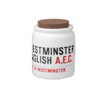 Westminster English  Candy Jars