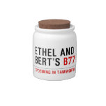 ETHeL and Bert’s  Candy Jars