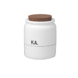 COLLEN.             KA.                 ATHINY  Candy Jars